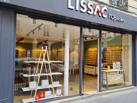 Devanture magasin LISSAC