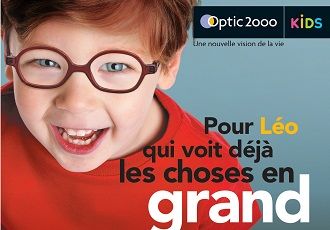 Visuel du service Optic 2000 KIDS dédié aux enfants