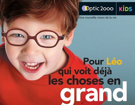 Visuel du service Optic 2000 KIDS dédié aux enfants